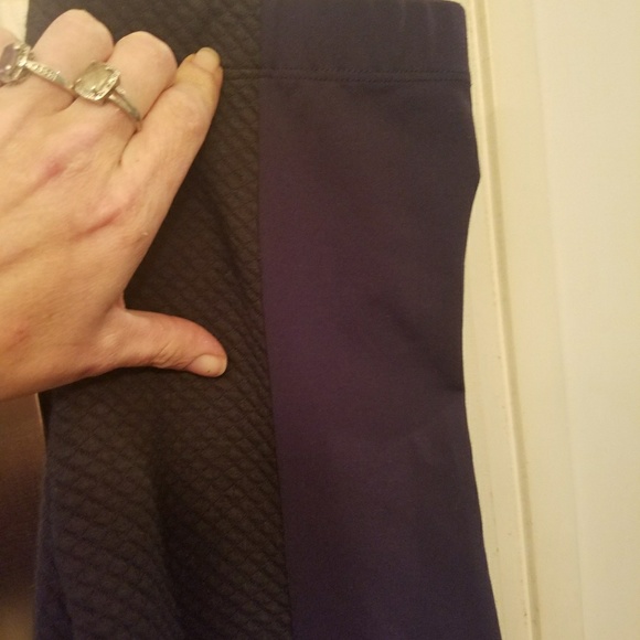 NWT Rune deep purple with black knit leggings - Picture 5 of 6